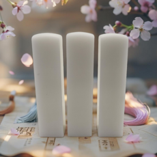 담다도장 개인 인감 도장 아기도장 수제도장 제작 만들기 이름 한글 한문 도장, 1개, 화이트석 인감도장