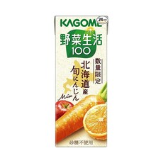 100 mix 200ml C) 카고메 야채 생활 홋카이도산 제철 당근 종이 24개