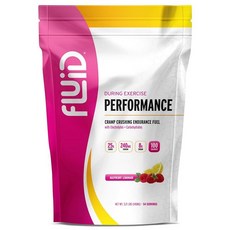 Fluid 성능 - 저설탕 Endurance Fuel 스포츠 드링크 믹스 전해질 포함 천연 성분 운동 전이나 운동 중에 글루텐 프리 (프레시 시트러스 54회분), 3.25 Pound (Pack of 1), 1개, 1.48kg