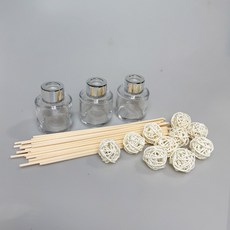 디퓨저 데코스틱 공병 세트, 1개, 50ml, 디퓨저 디자인세트(꼬임볼)