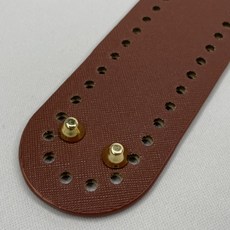 불꽃마켓 타원형 코바늘 뜨개 가방바닥 가죽밑판 브라운 가방밑판 가방판