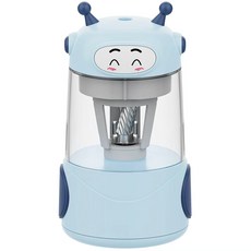 OYEAH 휴대용 귀엽다 전자동 연필깎이 급속 충전 안전 보호, 1개, 푸른 색 1개, 푸른 색