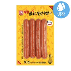 한성 매콤 불고기맛 후랑크 80g (15개) 아이스박스, 150개