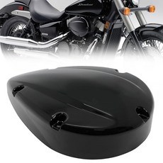[미국에서 배송] 혼다 섀도우 750 에어로 VT750C 스피릿 VT750C2 팬텀 VT750C2B VT750RS용 에어 필터 흡기 클리너 커버 캡 매트 블랙, 유광 블랙