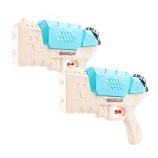 casa drawing 繪圖嬰兒水槍兒童水槍洗澡玩具嬰兒水玩用品, 天藍色 2p