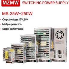 MZMW 스위칭 전원 공급 장치 MS 25W AC-DC Led 변압기, 04 50W, 02 24V용