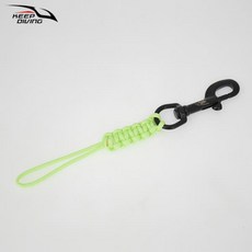 스쿠버 다이빙 316 스테인레스 스틸 볼트 후크 로프 손 짠 야광 고정 분실 방지 안전 BCD 액세서리, 9.Luminous green