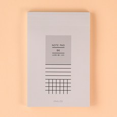 슈프림 메모패드 B6 화이트 80매 노트패드 리갈패드, 단품