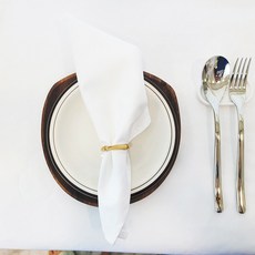 웨딩포 냅킨링 내추럴 대나무 4개 세트, 1세트, 4개입, 우드