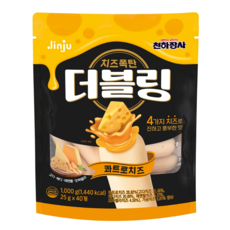 천하장사 더블링 콰트로치즈 25g x 40, 40개