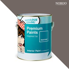 노루페인트 팬톤 내부용 실내 벽면 무광 페인트 4L, 18-1306 lron, 1개