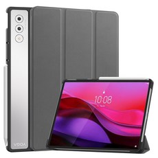 레노버 요가탭 플러스 AI 12.7 호환 케이스 북커버 패드 프로 Yoga Tab Plus Pad Pro AI TB-520FU 케이스나라, 회색, 1개