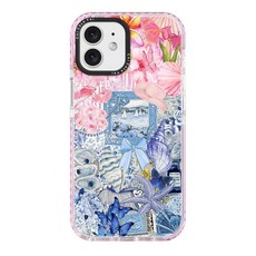 ChiCaseVer for iPhone 17 Pro Max Case Coastal Seahorse Spring Art Collage Design Aesthetic Roman