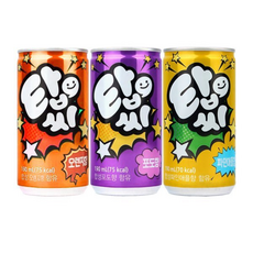 탑씨 ) 오렌지 30 + 파인애플 30 + 포도 30 / 캔음료 탄산음료 음료수, 190ml, 1개