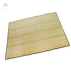 경가네가게 내츄럴 자수 야생초 돗자리 중 대자리매트