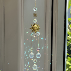 LOVE KITTY 자연광 프리즘 크리스탈 썬캐쳐, 해