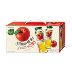 자연은 사과 100, 180ml, 24개