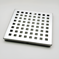 스텐 타공육가 교체 상판 110mm 실버색 타일육가 덮개 뚜껑 욕실 배수구 리필 하수구