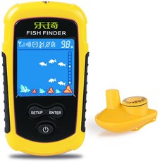 戶外 水下 探魚器 探測儀器 無線 聲納 野釣 魚群釣魚 探測器 釣魚神器 黑科技, 1個, 無線普通款+100米無線距離奣