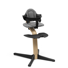 STOKKE Nomi 0-99Y 豪華七件組（櫸木/橡木/胡桃木）台灣總代理原廠正貨, 橡木-黑色