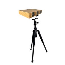 수채화 화구 케이스 도구 미술 휴대용 드로잉 이젤 나무 팔레트 작업 가방 박스 상자 물감, 1개