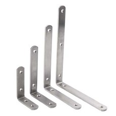 꿈꾸는비 SUS304 ㄱ자 앵글 선반 지지대 두꺼운선반앵글, 3)200x150/5T/SUS304/중