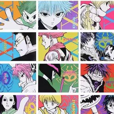 헌터헌터 아크릴 냉장고 자석 12종 세트 마그넷 펜던트, 12개 풀세트