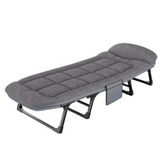 PUCH多功能摺疊床 便攜午休床/休息床 摺疊懶人床, 午睡折疊床-加大款