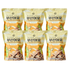 튀긴 시즈닝 부산어포 청양마요맛, 6개, 30g