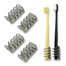 제자리Finder 칫솔건조잘되는 304 스텐 무타공 칫솔꽂이 칫솔거치대, 4개