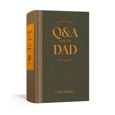 (영문도서)Q&A a Day for Dad: 5-Year Journal Hardcover, Clarkson Potter Publishers, English, 9798217034574