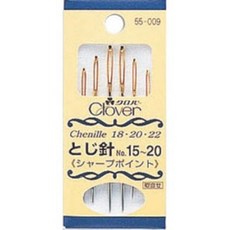 크로바 셔닐자수바늘 55-009 돗바늘 털실 리본자수 도지자수