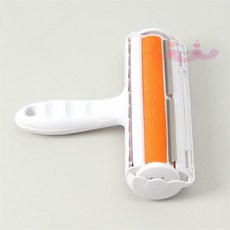 에버템즈 반려동물 털제거기 돌돌이클리너 오렌지 물로씻는돌돌이 돌돌이크리너 휴대용반영구미니돌돌이 개털제거기