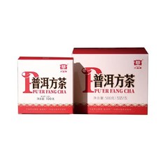 大益 普洱方茶 生茶 100克, 1個, 片