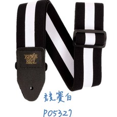 ERNIE BALL 競賽白 Jacquard 系列 吉他/貝斯背帶 P05327, 1個, 競賽白 P05327
