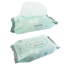 100매 저자극 물티슈 리필용 무알콜 무형광 무색소, 1개