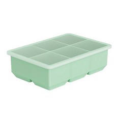 大冰塊模具 矽膠冰格, 4格矽膠冰格 - 帶蓋綠色, 1套