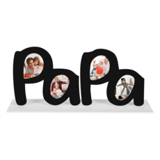 아버지의 날 아빠 그림 프레임 딸의 아빠 선물 아빠 생일 선물 아빠 사진 홀더 아버지의 날 선물 -블랙