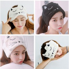 헤어밴드 세안용 고양이 디자인, 1
