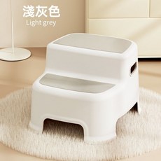 兒童馬桶蓋 馬桶坐墊 - 踩腳凳 【淺灰色】, 踩腳凳【淺灰色】, 1個