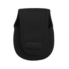 낚시 릴 가방 충격 방지 베이트캐스팅 릴 커버 케이스 릴 보관 파우치 베이트캐스팅 낚시 릴 보호 커버, 검은색