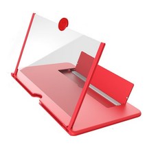 12/10 인치 휴대폰 증폭기 다기능 HD 스크린 확대기 휴대용 전화 홀더 안티 블루 라이트 눈 보호, [06] 12 inch Red