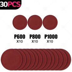 그릿 60-5000 라운드 샌드페이퍼 디스크 연마 폴란드어 패드 플레이트 헤드라이트 키트 샌딩 종이 2 3 4 5, [06] 600-800-1000, [03] 4 inch, 06 600-800-1000_03 4 inch
