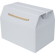 주호팩 끈손잡이 다용도 선물상자 02-4 (290x185x150), 50개, 화이트