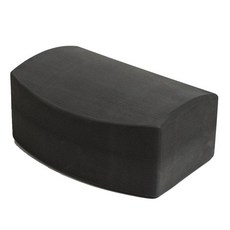 Manduka unBLOK Recycled Foam Block 弧形瑜珈磚 Thunder 鐵灰色 重量380公克, 1個