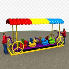 회전목마 놀이기구 키즈카페 키즈펜션 유치원 플라스틱 놀이터, 95 레이크 블루