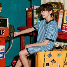마밤 MSMV 접촉냉감 아동 주니어 5부 잠옷 브리즈ST 블루