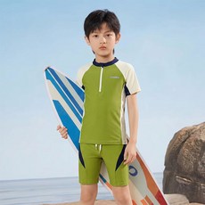 COSMOS 兒童泳衣 男童分體防曬泳衣 夏季新款