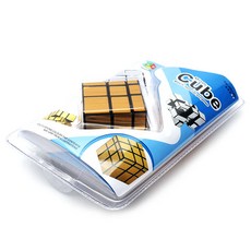 메탈릭 로봇 미러큐브 3x3 (골드 실버 사각큐브
