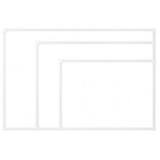 둘픽 슬림 자석보드 화이트보드 초경량 휴대가능, 소형(34.5x24.5cm)